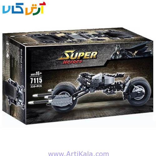 لگوی موتور بتمن Decool 7115  Batpod